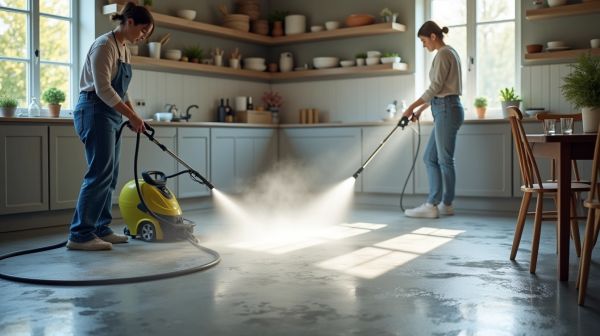 Une autolaveuse professionnelle pour un nettoyage efficace des sols